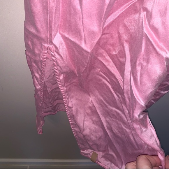 Lunya Pink Silk Chemise Nightgown S - Picture 10 of 12